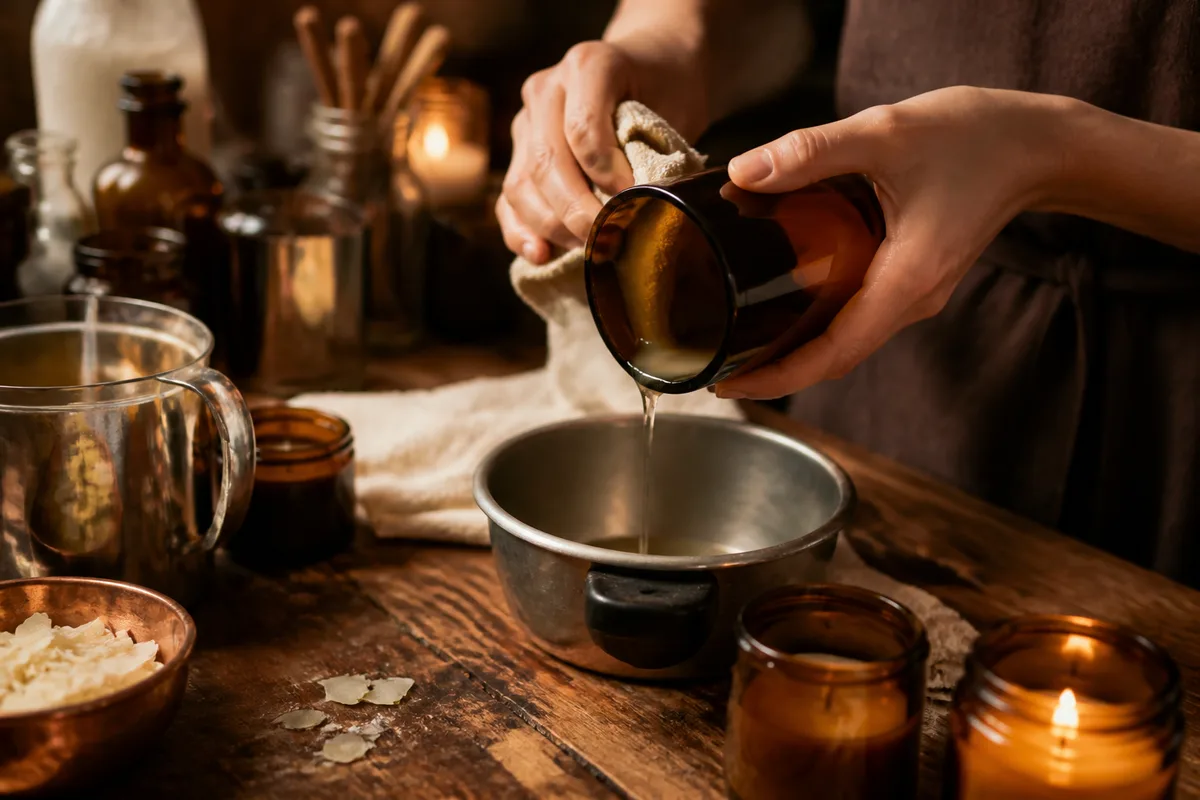 Nettoyer et réutiliser un contenant de bougie en verre